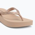Ipanema women's flip flops Mesh Chic Plat beige/glitter beige 7