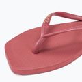 Women's Havaianas Square Logo Flip Flops Pop Up pau brasil 7