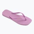 Women's Havaianas Square Logo Flip Flops Pop Up fresh lavender 8