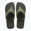 Men's Havaianas Urban Brasil olive green flip flops 11