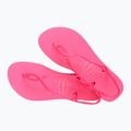 Women's Havaianas Luna Neon pink flux sandals 10