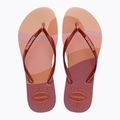 Women's Havaianas Slim Palette Glow ballet flip flops rose 10