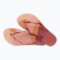 Women's Havaianas Slim Palette Glow ballet flip flops rose 12