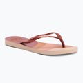 Women's Havaianas Slim Palette Glow ballet flip flops rose
