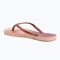 Women's Havaianas Slim Palette Glow ballet flip flops rose 3