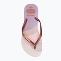 Women's Havaianas Slim Palette Glow ballet flip flops rose 5