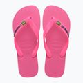 Havaianas Brasil Logo Neon flip flops pink flux / pink flux 10