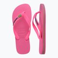 Havaianas Brasil Logo Neon flip flops pink flux / pink flux 11