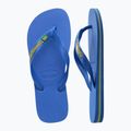 Havaianas Brasil Logo Neon flip flops star blue / star blue 11