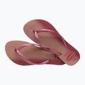 Women's Havaianas Slim Gloss amaranth flip flops 4