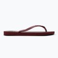 Women's Havaianas Slim Gloss amaranth flip flops 2