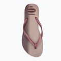 Women's Havaianas Slim Gloss amaranth flip flops 5