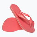 Havaianas Brasil Logo tropical coral flip flops 6