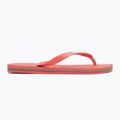 Havaianas Brasil Logo tropical coral flip flops 2
