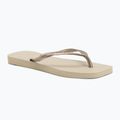 Women's Havaianas Slim Square flip flops sand grey