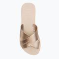 Women's flip-flops Havaianas Aqua Metallic beige 5