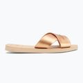Women's Havaianas Aqua Metallic golden flip-flops 2