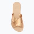 Women's Havaianas Aqua Metallic golden flip-flops 5