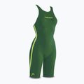 Women's Swimsuit HEAD Liquidfire Knee Wiz Open Back OL green 452483 7