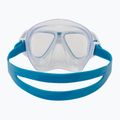 Diving mask Mares Puffer aqua white/clear 4