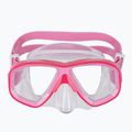 Diving mask Mares Puffer pink pink/clear 2