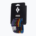 Black Diamond Miniwire Rackpack carabiner set 6 pcs colour BD3811290000ALL1