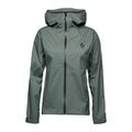 Women's Black Diamond Stormline Stretch Rain Jacket Green APM6973053LRG1 6