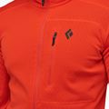 Men's trekking sweatshirt Black Diamond Coefficient Fleece Hoody red AP7440208001 3