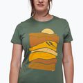 Women's climbing T-shirt Black Diamond Leveled Landscape green AP7302493053LRG1 3