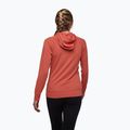 Women's trekking sweatshirt Black Diamond Alpenglow Hoody pink AP7520806028 3