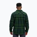 Men's Black Diamond Project Heavy Flannel palm green/anthracite plaid trekking shirt 2
