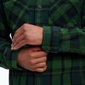 Men's Black Diamond Project Heavy Flannel palm green/anthracite plaid trekking shirt 5