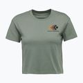 Women's Black Diamond Faded Crop laurel green T-shirt 4