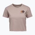 Women's Black Diamond Faded Crop pale mauve T-shirt 4