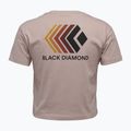 Women's Black Diamond Faded Crop pale mauve T-shirt 5