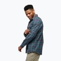 Men's trekking shirt Black Diamond Project Twill charcoal/moab brown 3