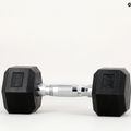 TREXO Hex HXD50 5 kg rubberised dumbbells 11