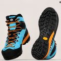 Men's trekking boots SCARPA Mescalito TRK GTX turquoise-black 61050 11