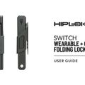 Hiplok Switch bicycle lock black 9
