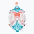 SEAC Libera blue clear/orange full face mask for snorkelling 2