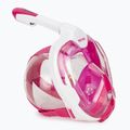Full-face snorkelling mask SEAC Magica white/pink