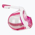 Full-face snorkelling mask SEAC Magica white/pink 3