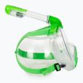 Full-face snorkelling mask for children SEAC Libera lime transparent/lime 3
