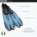 Snorkelling fins SEAC Ala aquamarine 9