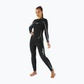 Women's diving wetsuit SEAC Feel-S 3 mm black/light blue 3