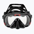 Snorkelling mask Seac Boss black/red 2