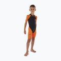 Children's swimming wetsuit SEAC Dolphin Shorty 1,5 mm black/orange