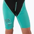 Children's swimming wetsuit SEAC Dolphin Shorty 1,5 mm black/tiffany 8