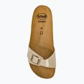 Scholl Estelle Patsynth beige women's slides 5