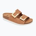 Women's flip-flops Scholl Montery 2 Straps Ad Med cognac